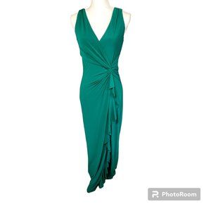 Lauren Ralph Lauren Evening Ruffled Ruched Gown Dress 6
